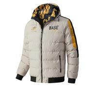 Down Jacket Ha. ya-bu.sa, Vestes softshell légère et confortable, Veste D'hiver Pour Temps Froid, Camping, saison(Khaki,L)