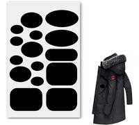 Down Jacket Repair Kit,15pcs Down Jacket Repair Patches Nylon Fabric Self Adhesive Waterproof Tear Resistant Repair Holes in Clothes