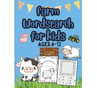Down on the Puzzle Farm: A Word Search Adventure!: Fun and Easy Word Puzzles for Kids Ages 4-12 with Animals, Barns, Tractors, and More!