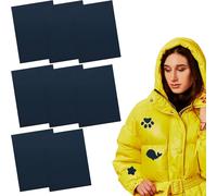 Down Patches,Nylon Patch,Iron On Patch,Nylon Repair Patch,Down Jacket Repair Patch,Nylon Repair Patch,Fabric Sticker Repair,Dark Blue (20 x 15 cm)