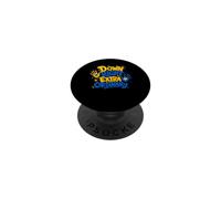 Down Right Extra Ordinaire Jaune Bleu Down Syndrome Trisomie PopSockets PopGrip Adhésif