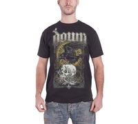 Down Swamp Skull Official Mens New Black T Shirt L Black