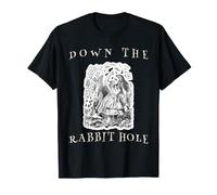 Down The Rabbit Hole Cartes Vintage Alice au Pays des Merveilles T-Shirt
