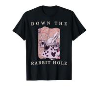 Down The Rabbit Hole, Lapin Blanc Vintage Alice Wonderland T-Shirt