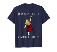 Down The Rabbit Hole Vintage Alice au Pays des Merveilles T-Shirt