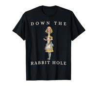 Down The Rabbit Hole Vintage Alice au Pays des Merveilles T-Shirt