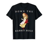 Down The Rabbit Hole Vintage Alice au Pays des Merveilles T-Shirt