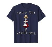 Down The Rabbit Hole Vintage Alice au Pays des Merveilles T-Shirt