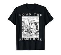 Down The Rabbit Hole Vintage Alice au Pays des Merveilles T-Shirt