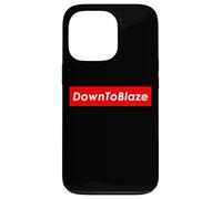 Down to Blaze Funny Medical Or Recreational Smoker Coque pour iPhone 13 Pro