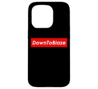 Down to Blaze Funny Medical Or Recreational Smoker Coque pour iPhone 15 Pro