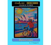 Down Under Color by Number Book - Premium paper