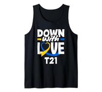 Down With Love T21 Trisomie 21 T21 Syndrome de Down With Love Débardeur