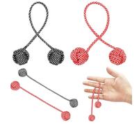 DOWNDRIFT Lot de 2 jouets anti-stress Begleri pour adultes - Corde de parachute - Jouet anti-stress - Jouets pour adultes - Cordon de perles - Jouet de sport