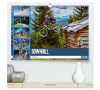 Downhill Action (hochwertiger Premium Wandkalender 2026 DIN A2 quer), Kunstdruck in Hochglanz: Mit dem Bike in Action und am Limit, das ist Downhill
