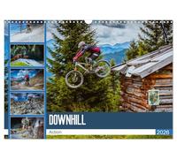 Downhill Action (Wandkalender 2026 DIN A3 quer), CALVENDO Monatskalender: Mit dem Bike in Action und am Limit, das ist Downhill