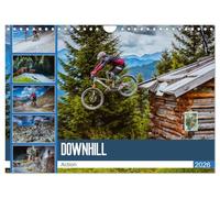 Downhill Action (Wandkalender 2026 DIN A4 quer), CALVENDO Monatskalender: Mit dem Bike in Action und am Limit, das ist Downhill