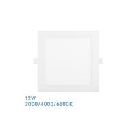 Downlight Encastrable Abaco 12w 3000-4000-6500k Blanc 1080lm Carré 1,3x17x17cm Coupe 15d