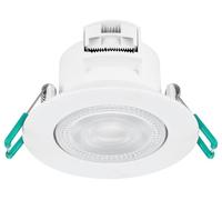 Downlight Encastré Orientable Led 4,8W 3000K 500Lm Non-Dimmable Blanc Pack De 6