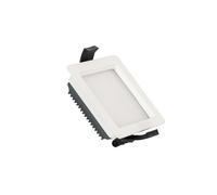Downlight LED 10W Carré Aero 130 lm/W Microprismatique Coupe 85x85 mm 400