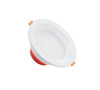 Downlight Led 10w Rond Lux Cri90 Coupe Ø 105 Mm Ip44 Blanc Neutre No Flicker 4000k