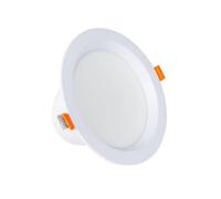 Downlight LED 12W Rond LUX CRI90 Coupe Ø 125 mm IP44 No Flicker 4000K Blanc
