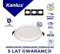 Downlight LED 15-21W-w max 2310lm TIBERI CCT 26381