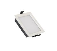 Downlight LED 15W Carré Aero 130 lm/W Microprismatique LIFUD Coupe 135x135 mm [EEK: D]