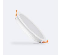 Downlight LED 18W Rond Chip Aero 110 lm/W LIFUD Coupe Ø 150 mm