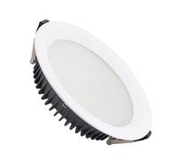 Downlight LED 30W Rond Aero 130 lm/W Microprismatique LIFUD Coupe Ø 200 mm