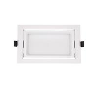 Downlight LED 38W Rectangulaire Orientable Chip CCT Sélectionnable 120 lm/W LI