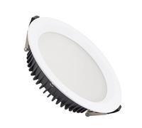 Downlight LED 40W Rond Aero 130 lm/W Microprismatique Coupe Ø 200 mm 4000