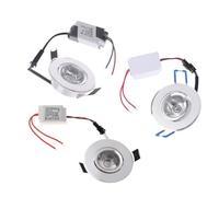 Downlight LED à intensité variable à économie d'énergie avec structure réglable en alliage d'aluminium, convient aux plafonniers avec différents éclairages