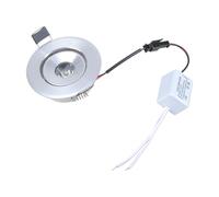 Downlight LED à intensité variable à économie d'énergie avec structure réglable en alliage d'aluminium, convient aux plafonniers avec différents éclairages