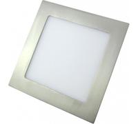 Downlight Led Carré Agamemnon 12w 4000k 990lm Nickel (17x17x2cm) Coupe 15x15cm