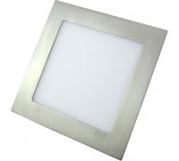 Downlight Led Carré Agamemnon 24w 6500k 1900lm Nickel (22x22x2cm) Coupe 20,5x20,5cm