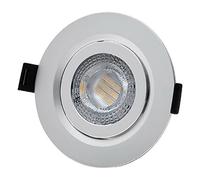 DOWNLIGHT LED encastrable 9 W 806 lm RA80 4 000 K Cadre rond chromé EDM