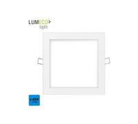Downlight LED encastré carré 20W 6400K 1500lm Blanc Lumeco 31582