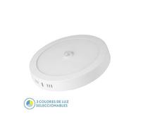 Downlight Led Jade Surface 18w Blanc 1620lm Rond Avec Capteur