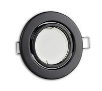 downlight LED noir rond 5 watts blanc froid 12V - MR16 spot encastré orientable Ø65mm perçage - installation - spots encastrés de plafond - spots encastrés de plafond spot encastré de