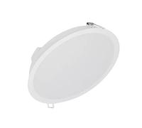Downlight LED rond encastrable (24W 4000K 2400lm) IP44/IK03 Ø21,5x4,2cm coloris blanc