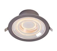 Downlight LEDVANCE DECOR FIL DL ECHO, argent, 7W, 650lm