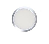 Downlight Surface/Encastré LED Orientable 20W 2 050lm RA80 Cadre Chromé Ø22,5cm EDM