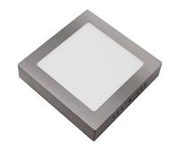 Downlight surface gabbro 12w 3000k-4000k-6500k Nickel 1080lm 3.5x17x17 Cm