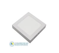 Downlight Surface Gabbro 24w 3000k-4000k-6500k Blanc 2160lm 3.5x29x29 Cm