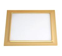 Downlight Ventura Or Led 16w 3000k 1280lm (18x18x1,5cm)
