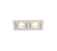 Downlights LED 5 W pour plafond carré encastré spots encastrés lumière blanche neutre idéal pour le salon, mur, porche, solution d'éclairage économe en énergie