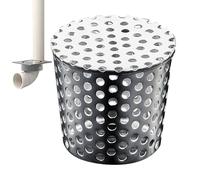 Downspout Screen - 304 Stainless Steel Drain Filter | Leaf Guard Cover