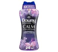 Downy Infusions - Perles booster de parfum de lessive en lavage, calme, lavande apaisante et gousse de vanille, 680 g