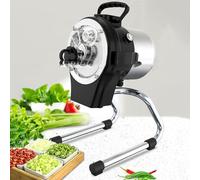 DowPie Coupe-légumes électrique Professionnel, râpe à oignons Verts 110 W avec 6000 TR/Min et épaisseur réglable de 1 à 5 mm pour Une Utilisation Domestique et Professionnelle FC-110CL